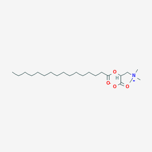 molecular formula C22H43NO4 B13822167 2-Hexadecanoyloxy-3-(trimethylazaniumyl)propanoate 