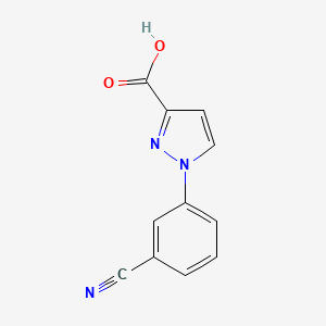 1-(3-cyanophenyl)-1H-pyrazole-3-carboxylic acid