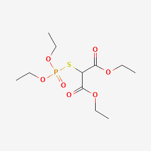 molecular formula C11H21O7PS B13822220 diethyl 2-diethoxyphosphorylsulfanylpropanedioate CAS No. 19594-37-7