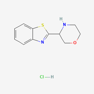 2-(Morpholin-3-yl)-1,3-benzothiazole hydrochloride