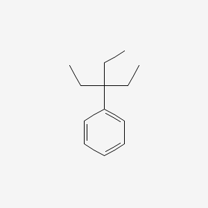 molecular formula C13H20 B13822243 (1,1-Diethylpropyl)benzene CAS No. 4170-07-4