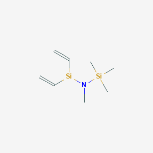 molecular formula C8H18NSi2 B13822323 Divinyltetramethyldisilazane 