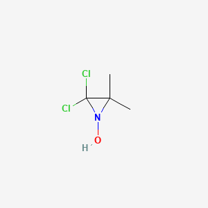 2,2-Dichloro-3,3-dimethylaziridin-1-ol