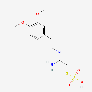 S-((N-(3,4-Dimethoxyphenethyl)amidino)methyl) hydrogen thiosulfate