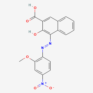 2-Naphthalenecarboxylic acid, 3-hydroxy-4-[(2-methoxy-4-nitrophenyl)azo]-