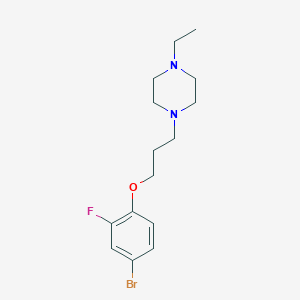 1-(3-(4-Bromo-2-fluorophenoxy)propyl)-4-ethylpiperazine