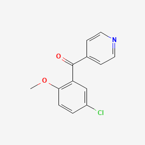 (5-Chloro-2-methoxyphenyl)-4-pyridinyl-methanone