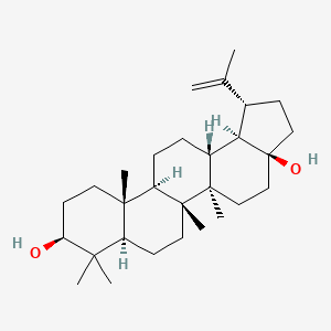 molecular formula C29H48O2 B13822396 (1R,3aS,5aR,5bR,7aR,9S,11aR,11bR,13aR,13bR)-5a,5b,8,8,11a-pentamethyl-1-prop-1-en-2-yl-1,2,3,4,5,6,7,7a,9,10,11,11b,12,13,13a,13b-hexadecahydrocyclopenta[a]chrysene-3a,9-diol 