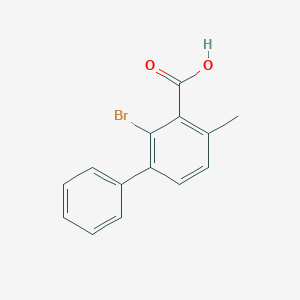 2-Bromo-6-methyl-3-phenylbenzoic acid