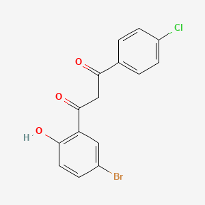 1-(5-Bromo-2-hydroxyphenyl)-3-(4-chlorophenyl)-1,3-propanedione