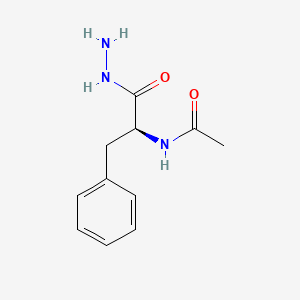 molecular formula C11H15N3O2 B13822429 Acetyl-L-phenylalanine hydrazine 