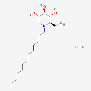 (2R,3R,4R,5S)-1-dodecyl-2-(hydroxymethyl)piperidine-3,4,5-triol;hydrochloride