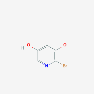 molecular formula C6H6BrNO2 B1382244 6-溴-5-甲氧基吡啶-3-醇 CAS No. 1256833-84-7