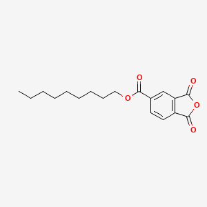 molecular formula C18H22O5 B13822539 4-(Nonyloxycarbonyl)-1,2-benzenedicarboxylic anhydride 