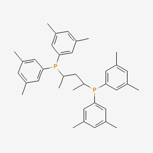 molecular formula C37H46P2 B13822554 4-Bis(3,5-dimethylphenyl)phosphanylpentan-2-yl-bis(3,5-dimethylphenyl)phosphane 