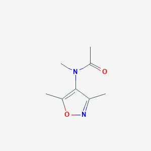 molecular formula C8H12N2O2 B13822580 Acetamide,N-(3,5-dimethyl-4-isoxazolyl)-N-methyl- 