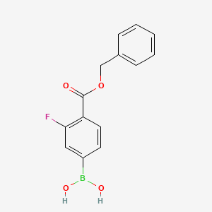 (4-((Benzyloxy)carbonyl)-3-fluorophenyl)boronic acid