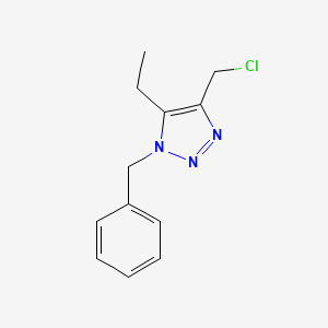 1-benzyl-4-(chloromethyl)-5-ethyl-1H-1,2,3-triazole