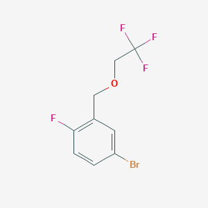 4-Bromo-1-fluoro-2-((2,2,2-trifluoroethoxy)methyl)benzene
