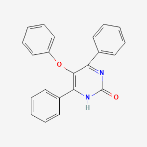 2(1H)-Pyrimidinone, 5-phenoxy-4,6-diphenyl-