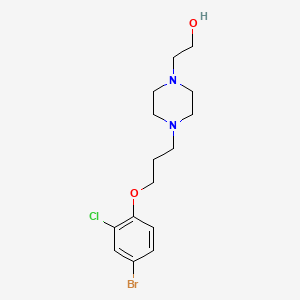 2-(4-(3-(4-Bromo-2-chlorophenoxy)propyl)piperazin-1-yl)ethanol