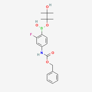 4-(Cbz-amino)-2-fluorophenylboronic acid,pinacol ester