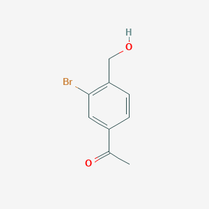 1-[3-Bromo-4-(hydroxymethyl)phenyl]ethan-1-one