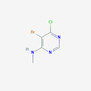 5-bromo-6-chloro-N-methylpyrimidin-4-amine