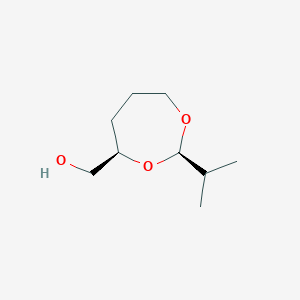 1,3-Dioxepane-4-methanol,2-(1-methylethyl)-,(2R,4R)-(9CI)