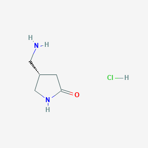 (S)-4-(Aminomethyl)pyrrolidin-2-one hydrochloride