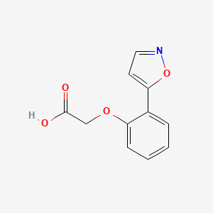 2-(2-(Isoxazol-5-yl)phenoxy)acetic acid