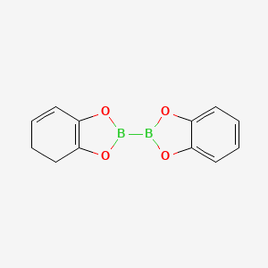 molecular formula C12H10B2O4 B13822744 4,5-Dihydro-2,2'-bibenzo[d][1,3,2]dioxaborole 