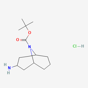 3-Amino-9-aza-bicyclo[3.3.1]nonane-9-carboxylic acid tert-butyl ester hydrochloride