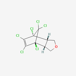 (1S,2R,6S,7R)-1,7,8,9,10,10-hexachloro-4-oxatricyclo[5.2.1.02,6]dec-8-ene