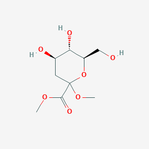 methyl (4R,5S,6R)-4,5-dihydroxy-6-(hydroxymethyl)-2-methoxyoxane-2-carboxylate