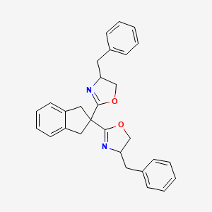 (4S,4'S)-2,2'-(1,3-Dihydro-2H-inden-2-ylidene)bis[4,5-dihydro-4-(phenylmethyl)oxazole]