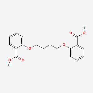 molecular formula C18H18O6 B13822844 4,4-Butanediyldioxydibenzoic acid 