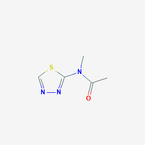 molecular formula C5H7N3OS B13822870 N-methyl-N-(1,3,4-thiadiazol-2-yl)acetamide 