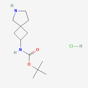 tert-Butyl 6-azaspiro[3.4]octan-2-ylcarbamate hydrochloride