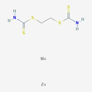 2-Carbamothioylsulfanylethyl carbamodithioate; manganese; ZINC