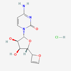 molecular formula C11H14ClN3O5 B13822983 Ethenocytidine hydrochloride 