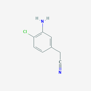 2-(3-Amino-4-chlorophenyl)acetonitrile