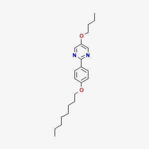 molecular formula C22H32N2O2 B13823017 5-Butoxy-2-(4-octoxyphenyl)pyrimidine 