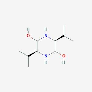 molecular formula C10H22N2O2 B13823038 Cyclo(L-Val-L-Val) 