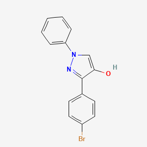 3-(4-Bromophenyl)-1-phenyl-1H-pyrazol-4-ol