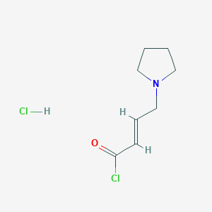 4-Pyrrolidin-1-yl-but-2-enoyl chloride hydrochloride