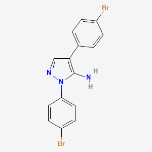 1,4-Bis(4-bromophenyl)-1H-pyrazol-5-amine