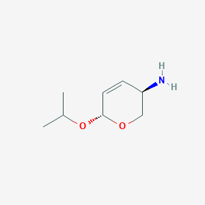 2H-Pyran-3-amine,3,6-dihydro-6-(1-methylethoxy)-,(3R,6R)-(9CI)