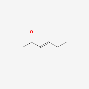 molecular formula C8H14O B13823181 3-Hexen-2-one, 3,4-dimethyl-, (E)- CAS No. 20685-46-5