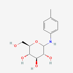 molecular formula C13H19NO5 B13823192 N-p-Tolyl-D-glucosylamine CAS No. 29355-12-2